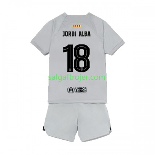 FC Barcelona Jordi Alba 18 Fodboldtrøjer Børn 3. sæt 2022/23 Kort ærmer FC Barcelona Jordi Alba 18 Fodboldtrøjer Børn 3. sæt 2022/23 Kort ærmer